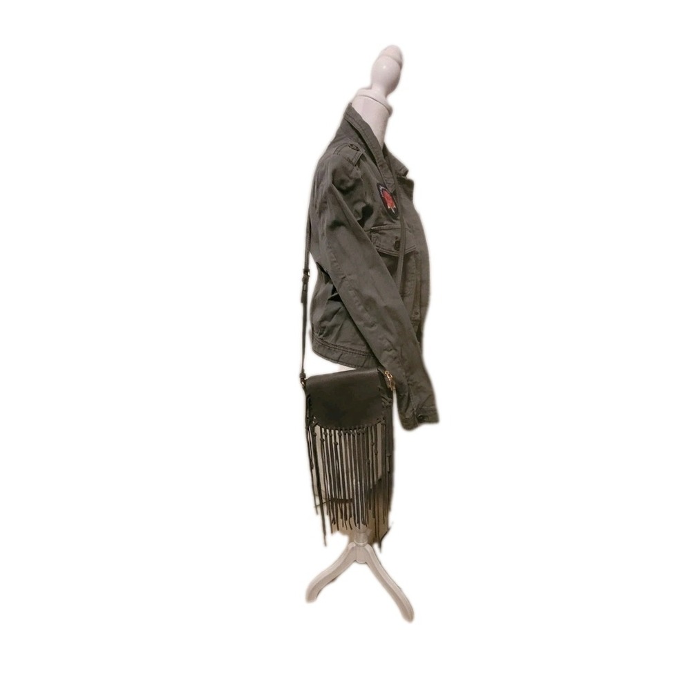 Street Level Crossbody Bag With Fringe Boho‎ Western Hippie